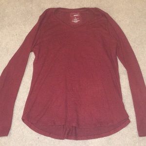 Red Long-Sleeve Shirt